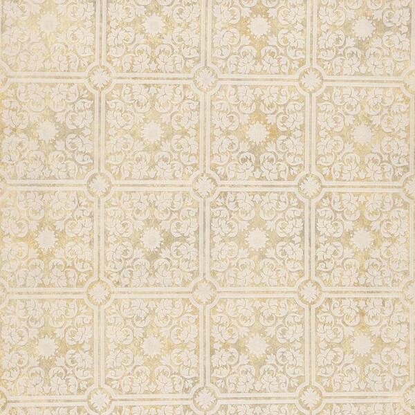 Brewster Isaac Black Woven Texture Beige Wallpaper Sample
