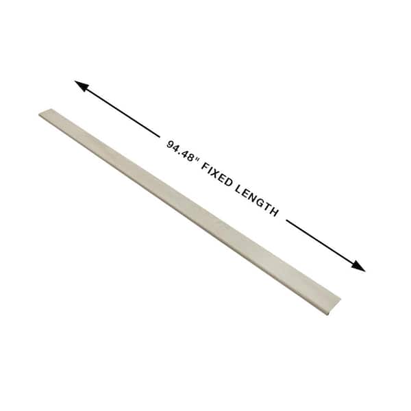French Oak Maywood/Clearwater/Mesa 0.944 in. T x 4.527 in. W x 94.48 in. L Vinyl Flush Stair Nose French Oak Maywood/Clearwater/Mesa 0.944 in. T x 4.527 in. W x 94.48 in. L Vinyl Flush Stair Nose