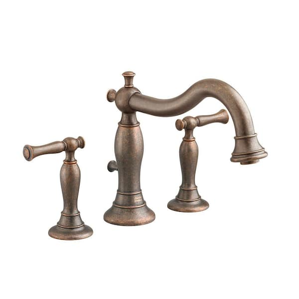 American Standard Quentin 2-Handle Deck-Mount Roman Tub Faucet with Less Handshower in Oil Rubbed Bronze