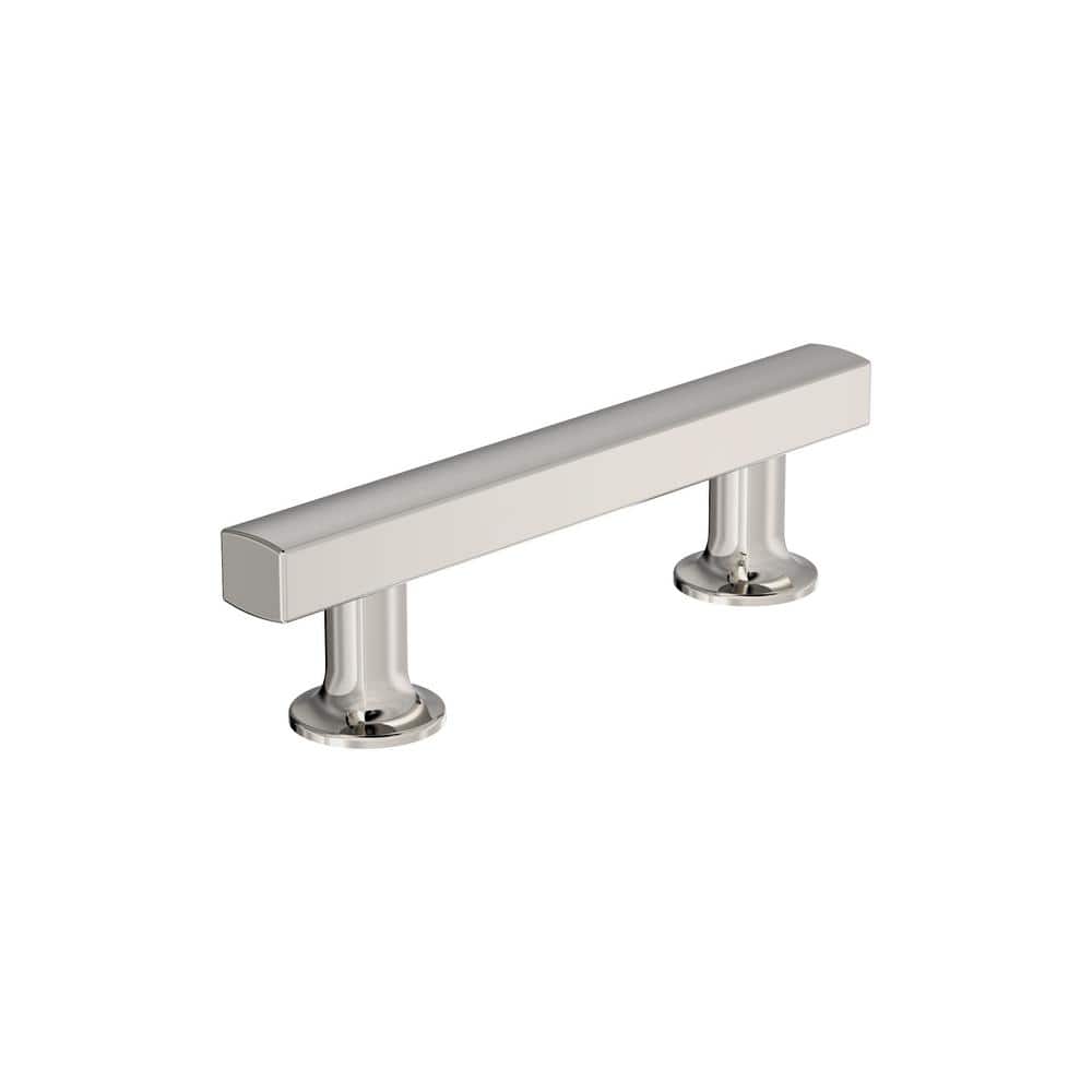 Polished Nickel 3 Inch Modern Cabinet Bar Pull