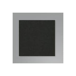 Charcoal Squares Acoustical Peel and Stick Tiles (Set of 4)