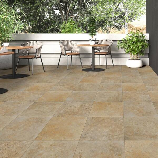 MSI Riviera 2 cm. x 16 in. x 16 in. Tumbled Travertine Paver Tile (1.78 sq. ft.)