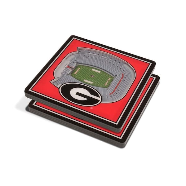 NCAA Georgia Bulldogs 3D StadiumViews Coasters