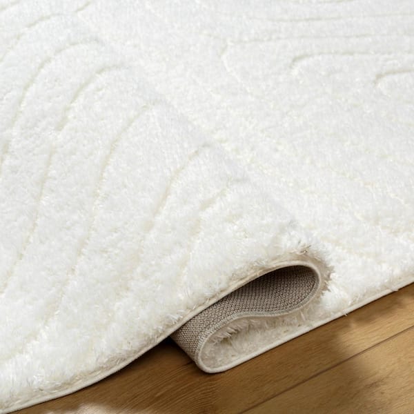 Livabliss Nomadic Ivory Abstract 7 ft. x 9 ft. Indoor Area Rug