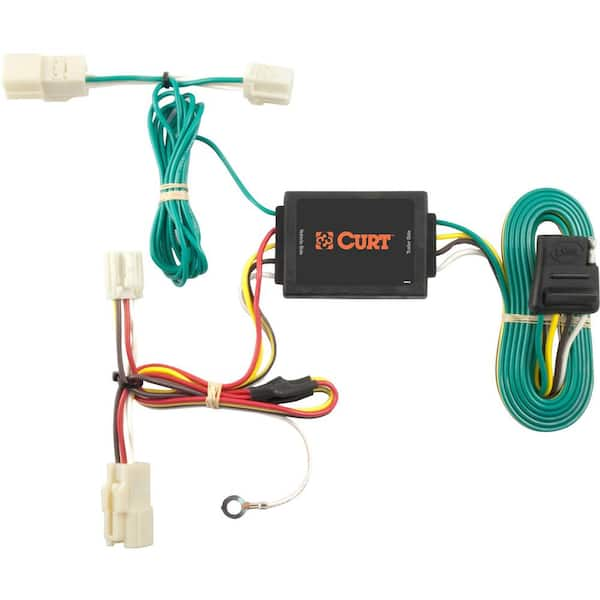 CURT Custom Vehicle-Trailer Wiring Harness, 4-Way Flat Output