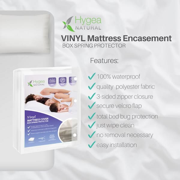 Sleep-Safe ZipCoves "6 GAUGE VINYL" Box Sping Encasements