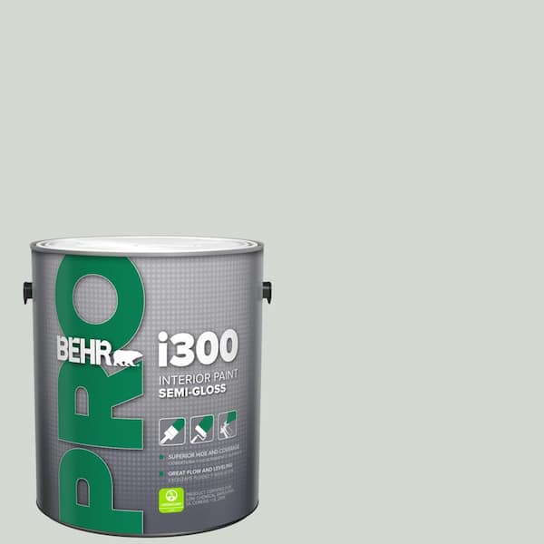 BEHR PRO 1 gal. #N410-2 Brook Green Semi-Gloss Interior Paint