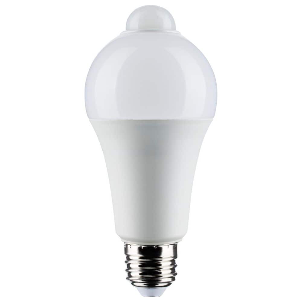 75-Watt Equivalent A19 E26 Base Frost 3000K Indoor/Outdoor Non-Dimmable A-Style Motion Detect LED Light Bulb (24-Pack) price history on PriceWatchPro