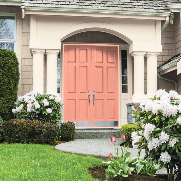 Glidden Premium 5 gal. PPG1193-3 Cameo Rose Semi-Gloss Interior Latex Paint  PPG1193-3P-05SG - The Home Depot