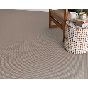 Longmont - Driftwood - Brown 13.2 ft. 37 oz. Wool Pattern Installed Carpet