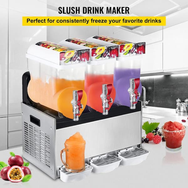 VEVOR Commercial Frozen Drink Machine Slushie and Margarita Maker 0.79 Gal PC Tank
