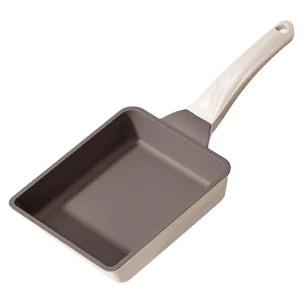 Aluminum 7.1 in Ceramic Nonstick Skillet Black for All Stovetops Easy Clean Dishwasher Safe Japanese Omelette Frying Pan