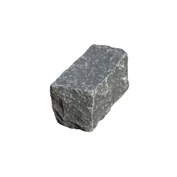 Nantucket Pavers Cobblestone 9 in. x 5 in. x 5 in. Black Granite Edger Kit (60-Pieces/45 Lin. ft./Pallet)