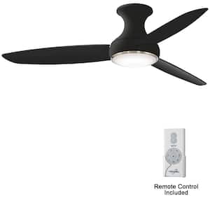 Concept III 54 in. LED Indoor/Outdoor Coal Smart Ceiling Fan with Light and Remote Control