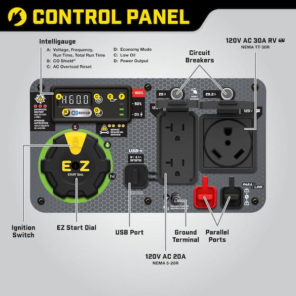 ◆RIETI◆ GOLD PURO RT 4050 C3 Champion Power Equipment 4500-Watt Electric Start Dual Fuel