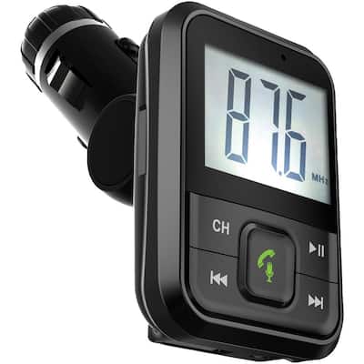 Bluetooth FM Transmitter with Large Display