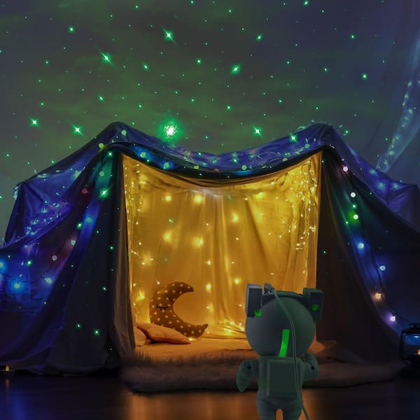 9.25 in. Sound React Multi-Color Integrated T10 1W LED Astronaut