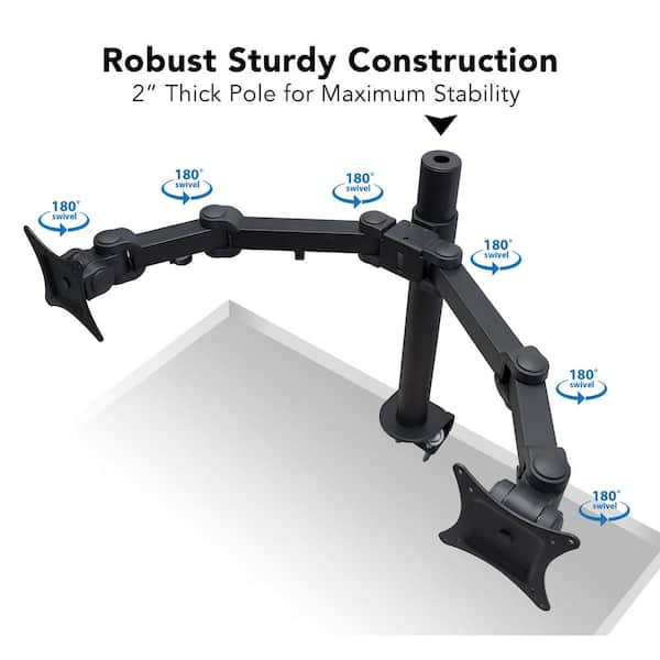 13 Inch to 27 Inch Dual Monitor Desk Mount