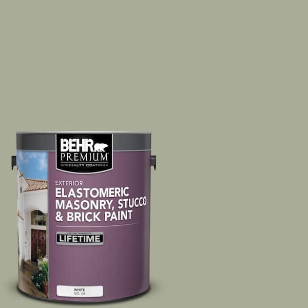 BEHR PREMIUM 1 gal. #S380-4 Bay Water Elastomeric Masonry, Stucco and Brick Exterior Paint