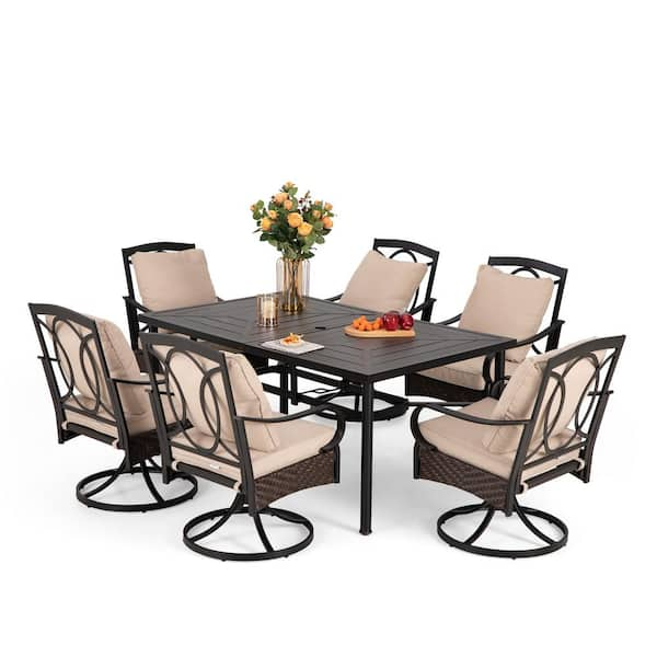 Metal 6 discount seater dining set