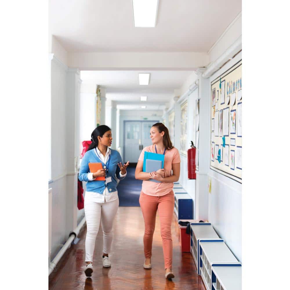 White Aluminum Rectangular LED Flush Mount Ceiling Light