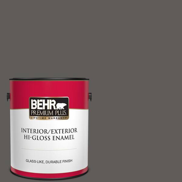 BEHR PREMIUM PLUS 1 gal. #PPU18-19 Intellectual Hi-Gloss Enamel Interior/Exterior Paint