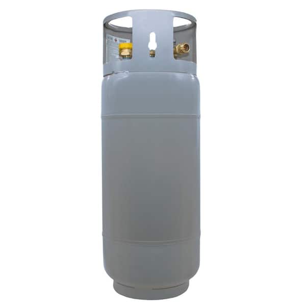 43.5 lbs. Steel Forklift Propane Tank Cylinder with Gauge and Fill Valve