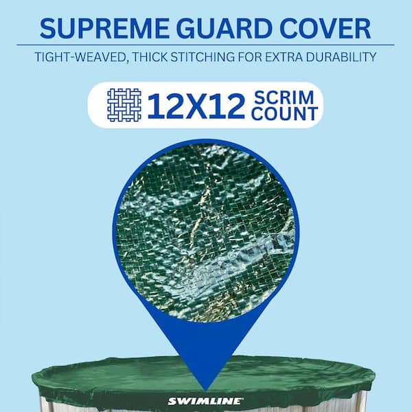 Hydrotools Supreme Guard Winter Cover for 8 x 12 ft. Above Ground Pools