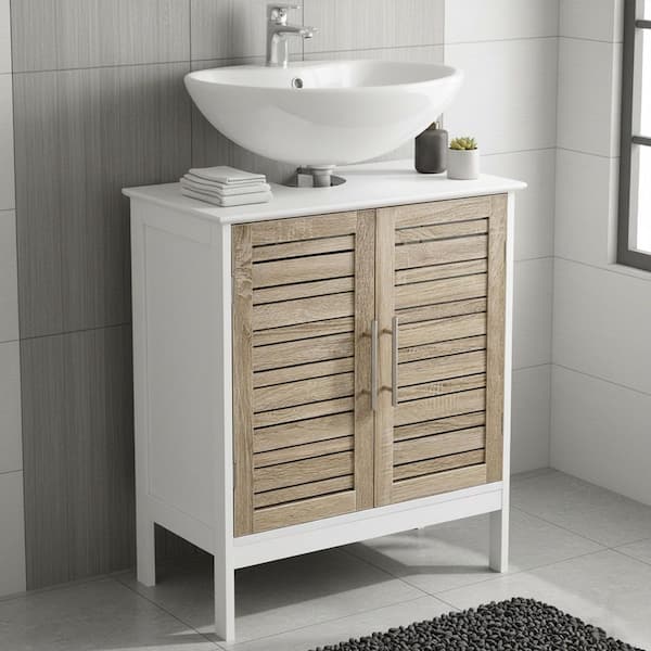 EVIDECO French home goods Stockholm 24 in. W x 11.80 in. D x 27.19 in. H Freestanding Bath Vanity Cabinet Only Non Pedestal in MDF
