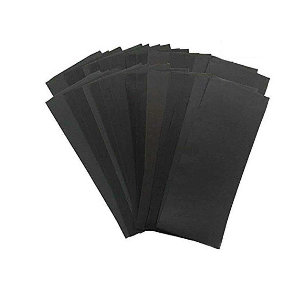 9 X 11 Wet or Dry Waterproof Silicon Carbide Sandpaper Sheets 1200 grit-25 Pack 