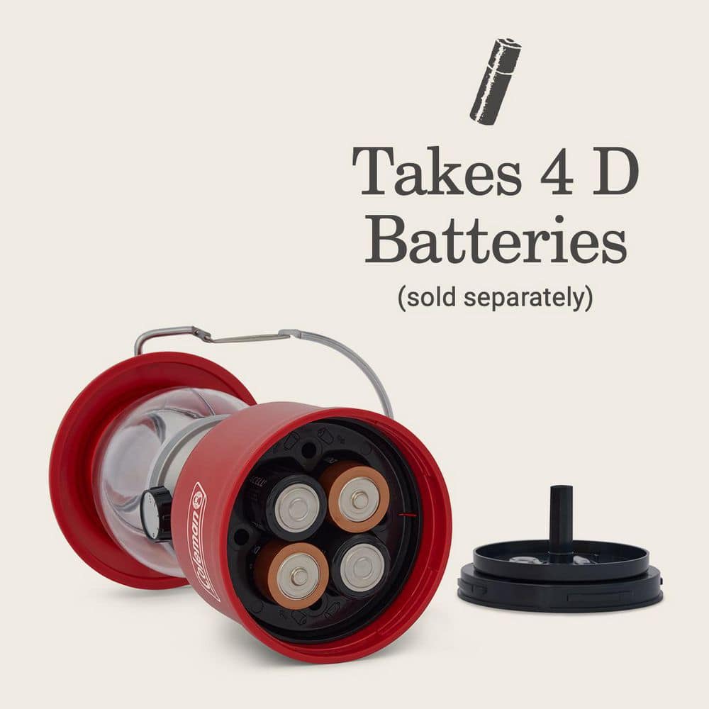 Coleman Classic Red 500 Lumens LED Camping Lantern