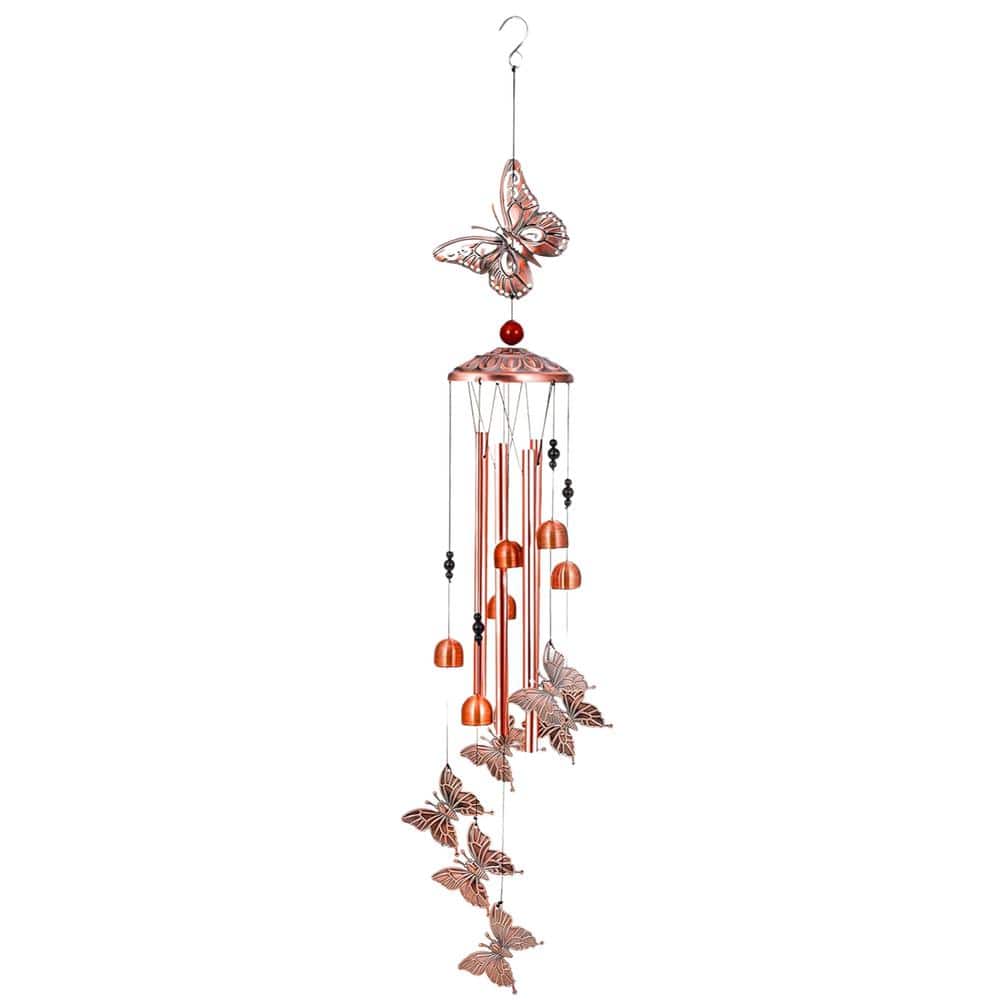 Mothers Day Butterfly Wind Chimes Gifts for Mom from Daughter, Birthday Gifts Outdoor Yard Home House Decor