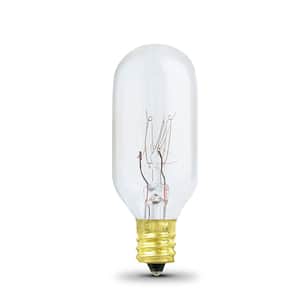 15-Watt T7N Dimmable Intermediate E17 Base Incandescent Appliance Light Bulb, Soft White 2700K