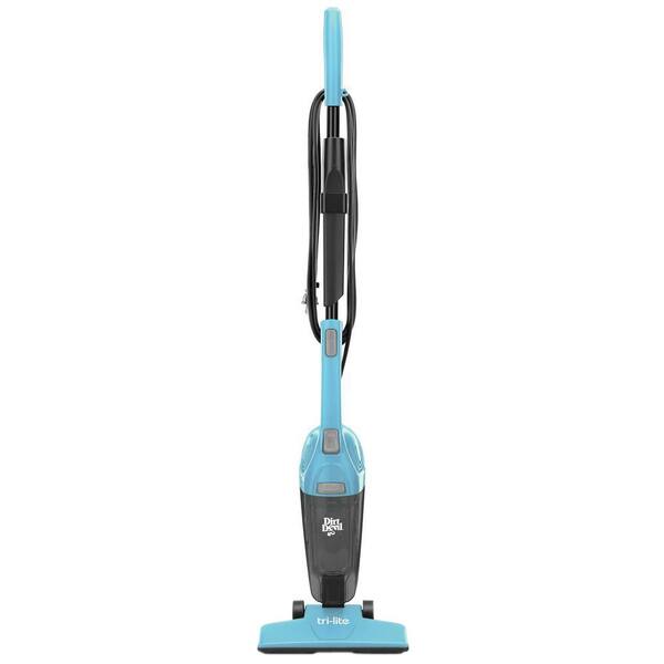 Dirt Devil Tri-Lite Bagless Stick Vacuum and Handheld Vacuum Cleaner in Light Blue