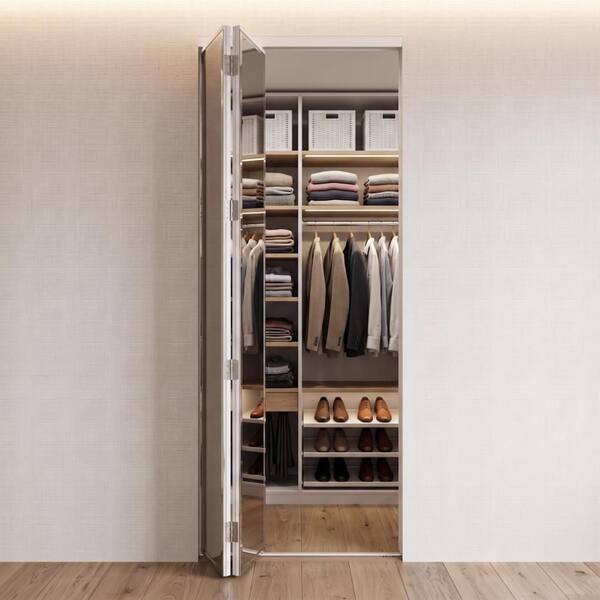 Impact Plus 32 in. x 96 in. Beveled Edge Mirror Solid Core MDF
