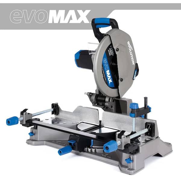 Evolution S14MCS Metal Cutting Mitering Chop Saw with 14 in. EVOMAX14ST Blade