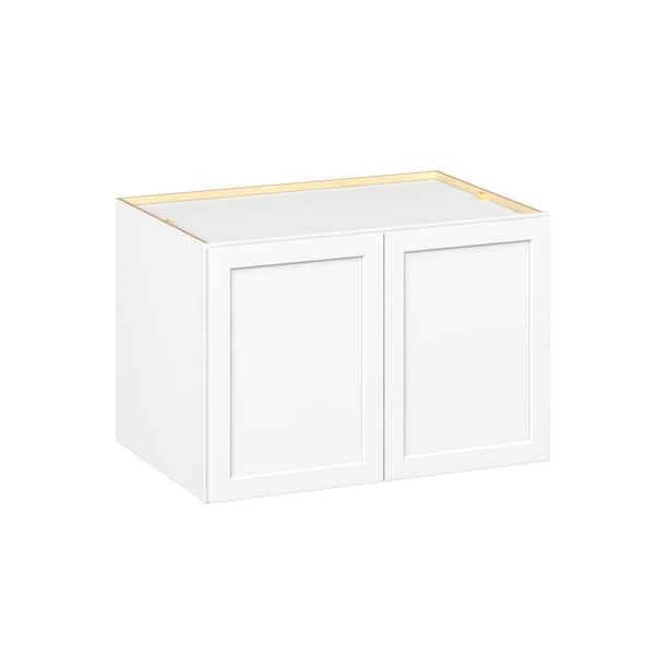 Emerson Pure White Wall Bridge 2 door Ready to Assemble Kitchen Cabinet (36 in. W x 24 in. H x 24 in. D)