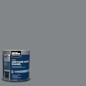 1 qt. #N500-5 Magnetic Gray color Satin Enamel Urethane Alkyd Interior/Exterior Paint