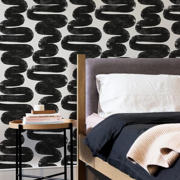 1pc Vintage preto branco xadrez espessado remodelação Home Decor Wallpaper  Non-slip impermeável resistente ao desgaste piso Wallpaper Peel E Stick  Self-a