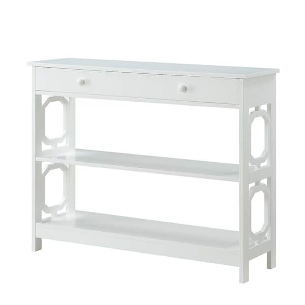 convenience concepts omega 1 drawer console table