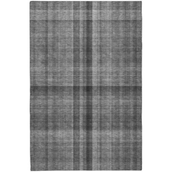 Dream Shag Premium Machine Washable Abstract ADS548 Gray 10 ft. x 14 ft. Area Rug
