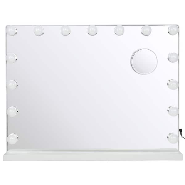 Depuley 23 x 18 In Vanity Mirror with Lights, Hollywood Large