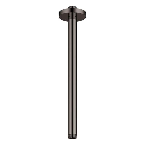 GROHE Rainshower 12 in. Ceiling Shower Arm in Hard Graphite