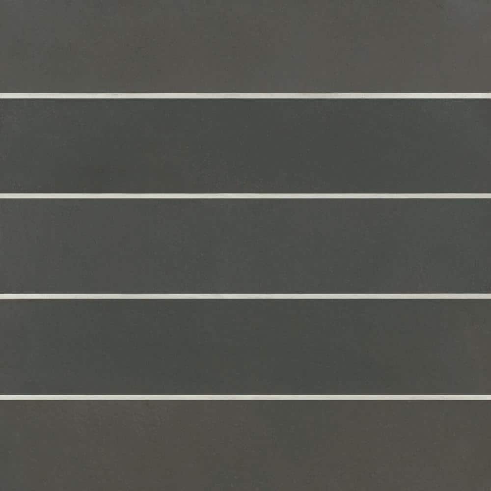 Sample-Celine 4 in. x 5 in. Matte Black Porcelain Subway Tile price history on PriceWatchPro