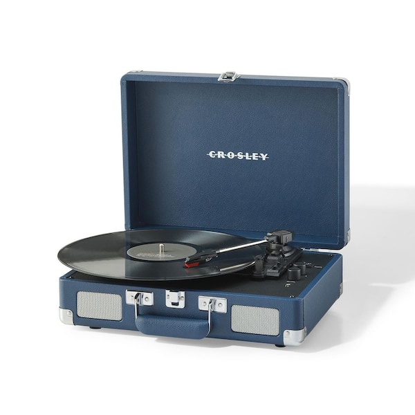 Cruiser Plus Record Player in Ink Blue