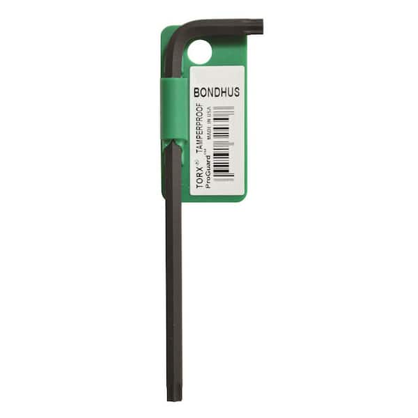 Bondhus T25 Torx Long Arm L-Wrench with ProGuard Tagged and Barcoded