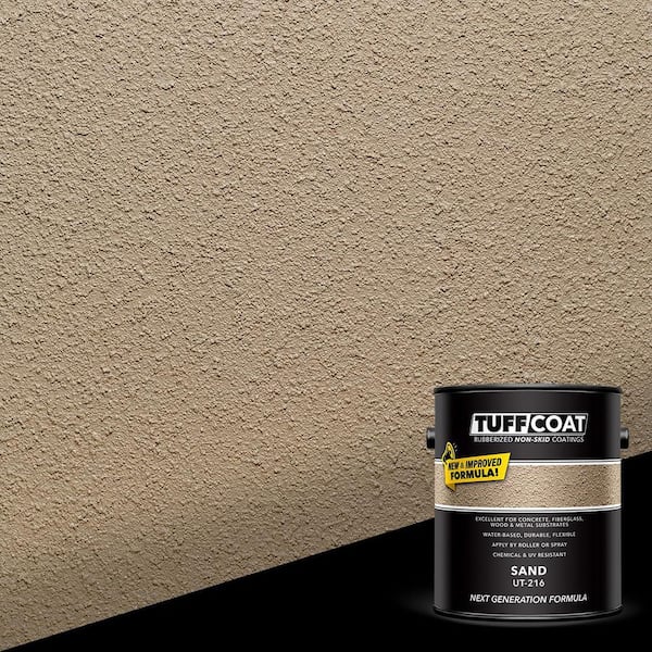 TUFF COAT UT-216 5-Gl Sand Interior/Exterior, Concrete/Wood
