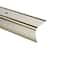 M-D Building Products 1.125 in. x 96 in. Metal Polished Stair Edging 67215