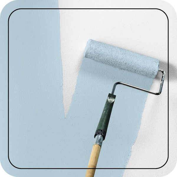 1 gal. #M500-1 Tinted Ice Flat EcoMix Plant-Based Interior Paint & Primer