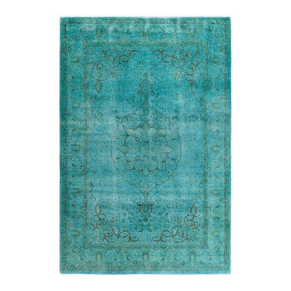 Fine Vibrance Blue 5 ft. x 8 ft. Solid Wool Indoor Area Rug price history on PriceWatchPro